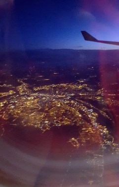 Flying over France last week.